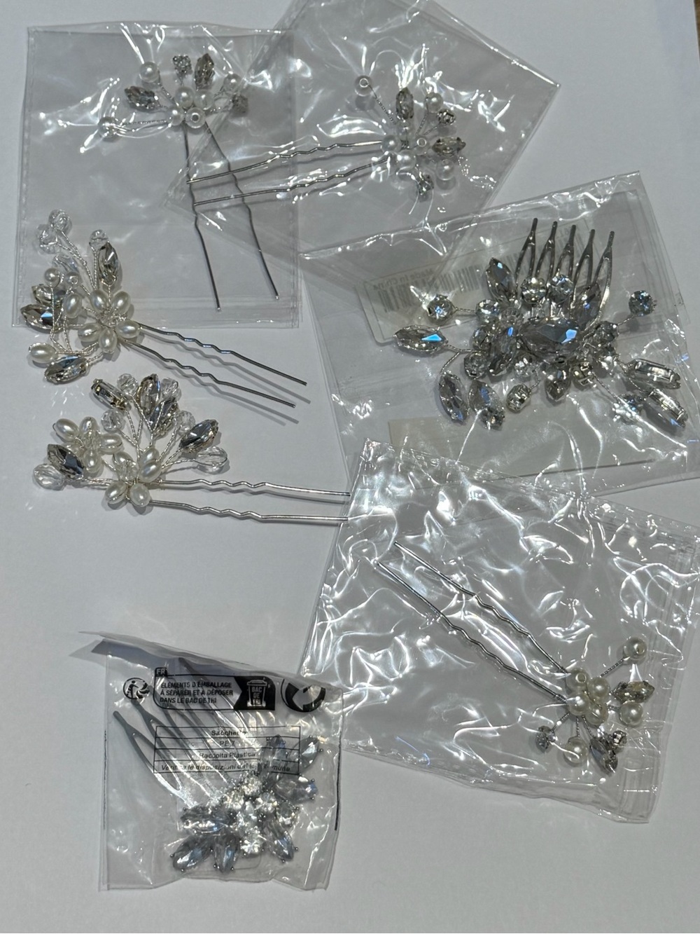 Assorted Fashion Jewelry Bridal Hair Pins